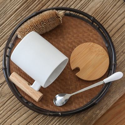 Επιχειρηματικά δώρα 11oz χωρητικότητα ελκυστικό σχεδιασμό κεραμική ταξιδιωτική κούπα απομονωμένη κούπα γραφείου