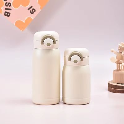 200ML/350ML Ροζ Προσαρμοσμένο Λογότυπο Πολυχρωματικό Θερμό νερό μπουκάλι για παιδιά