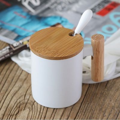 11oz Custom θερμομεταφοράς κεραμική ταξιδιωτική κούπα μονωμένο γραφείο λευκό φλιτζάνι με κάλυμμα