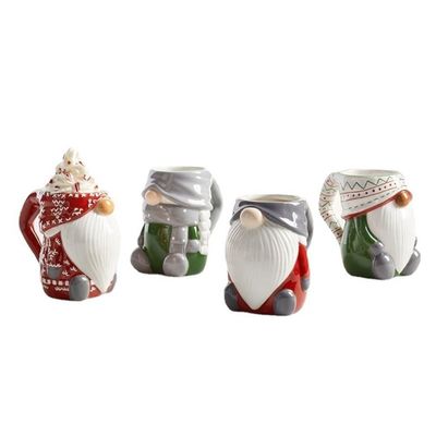 400ml Αειφόρος 3D Ζώο μοντελοποίηση ζευγάρι Φεστιβάλ καφέ κούπα με προσαρμοσμένο χρώμα