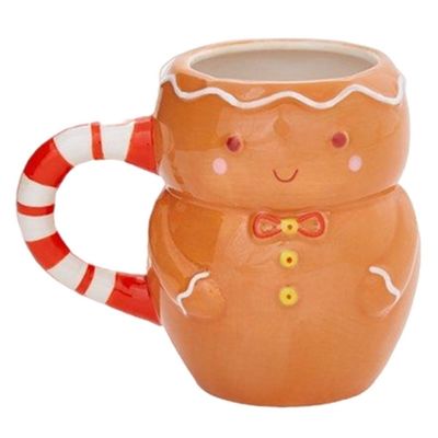 Χριστούγεννα Χριστούγεννα Custom 300ml Funny Gingerbread Man Magic Cookie Holding Mug