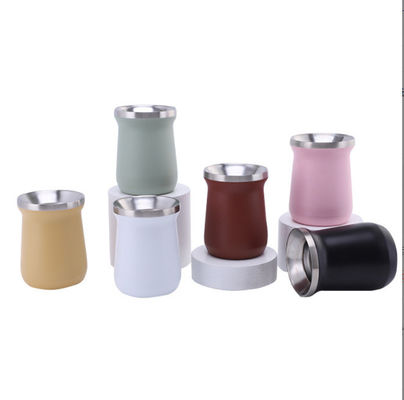 Κύπελλο γραφείου ανδρών με άχυρο Custom Logo Cup Drop Resistant Stainless Steel μπουκάλι νερού 12oz χωρητικότητα