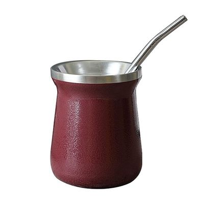 Κύπελλο γραφείου ανδρών με άχυρο Custom Logo Cup Drop Resistant Stainless Steel μπουκάλι νερού 12oz χωρητικότητα