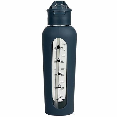 700 ml/1000 ml χωρητικότητα Μπουκάλι νερού με καλαμάκι και προστατευτικό μανίκι
