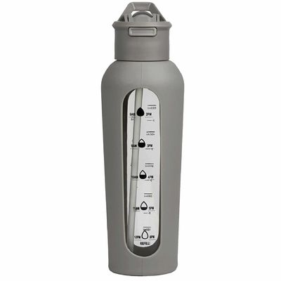 700 ml/1000 ml χωρητικότητα Μπουκάλι νερού με καλαμάκι και προστατευτικό μανίκι