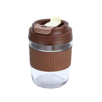 400ML/550ML Υψηλή βαριά βάση Διαυγές γυαλί κύπελλο με άχυρο δημιουργικό και μοναδικό σχεδιασμό