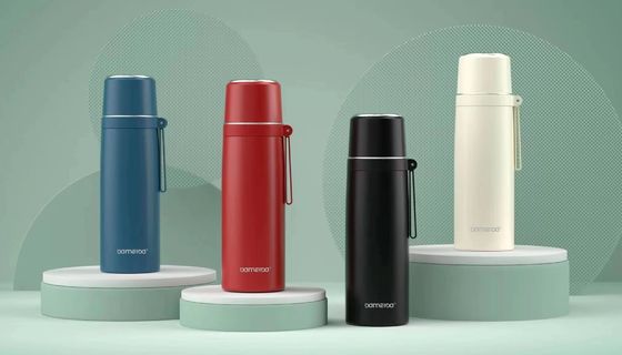 Σύγχρονο σχεδιασμό Custom Logo 500ml φιάλη νερού από ανοξείδωτο χάλυβα ιδανική για επαγγελματικά δώρα