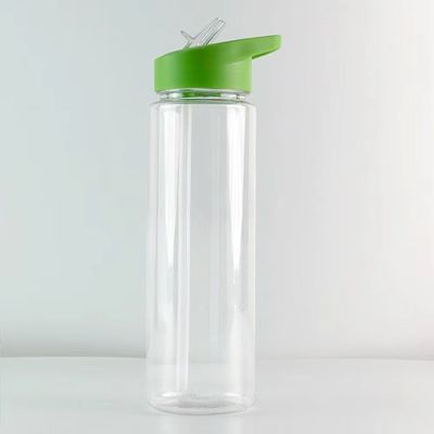 Προσαρμοσμένο χρώμα Tritan πλαστικό φλιτζάνι 500ml 700ml BPA-ελεύθερο μπουκάλι νερού με rollover άχυρο