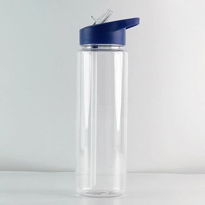 Προσαρμοσμένο χρώμα Tritan πλαστικό φλιτζάνι 500ml 700ml BPA-ελεύθερο μπουκάλι νερού με rollover άχυρο