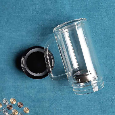 400 ml χωρητικότητα Προσαρμοσμένο Vakuum Isolated Sublimation Κενό γυάλινο μπουκάλι νερού για άνδρες