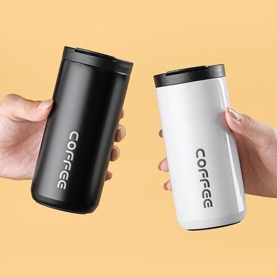 Ατσάλι από ανοξείδωτο χάλυβα 350/500ml Custom Logo Portable Leakproof Vacuum Isolated Coffee Cup