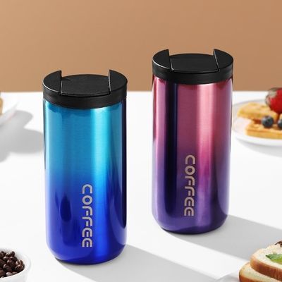 Ατσάλι από ανοξείδωτο χάλυβα 350/500ml Custom Logo Portable Leakproof Vacuum Isolated Coffee Cup