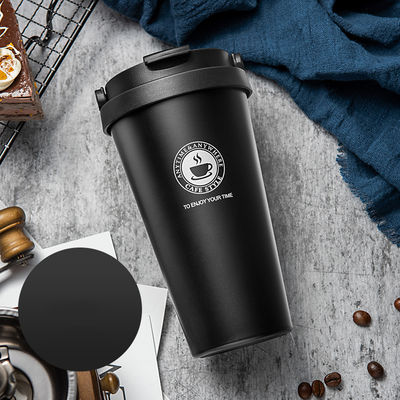 Άμεση προμήθεια 500ml Ατσάλινο Ατμομόνωτο Κούπα Καφέ με Προσαρμοσμένο Τύπο