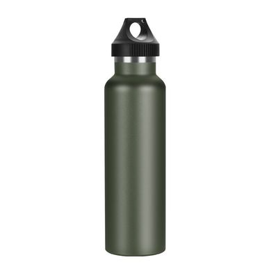 Ατσάλινο κενό ποτήρι νερού 750 ml διπλό τοίχωμα μεταλλικό μπουκάλι με κάλυμμα