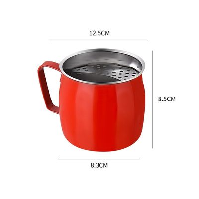 Προσαρμοσμένα χρώματα 20oz τσαγιέρα από ανοξείδωτο χάλυβα για πάρτι επαναχρησιμοποιήσιμες φρουτοσακούλες με φίλτρο ημισελήνου