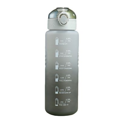 1000 ml πλαστικό φλιτζάνι προοδευτικό χρώμα μπουκάλι χωρίς BPA εξωτερική γυμναστική αθλητικό φλιτζάνι με άχυρο