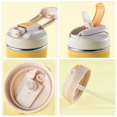 316 Χάλυβα Ατσάλι Καλό ταξιδιωτικό κύπελλο Καφέ Απομονωμένο Tumbler Vakuum Θερμικό κύπελλο με άχυρο