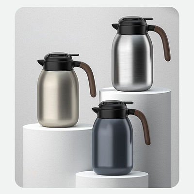 2000ml χωρητικότητα Ατσάλινη λαβή Μόνωση Κούπα Τσάι Καφέ Κούπα Κεταλιές Ζεστό Νερό Φιαλίδια κενού