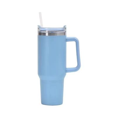 Χάλυβα από ανοξείδωτο ατσάλι 20oz Απομονωμένο Tumbler ταξιδιωτικό φλιτζάνι καφέ με άχυρο και προσαρμοσμένο λογότυπο