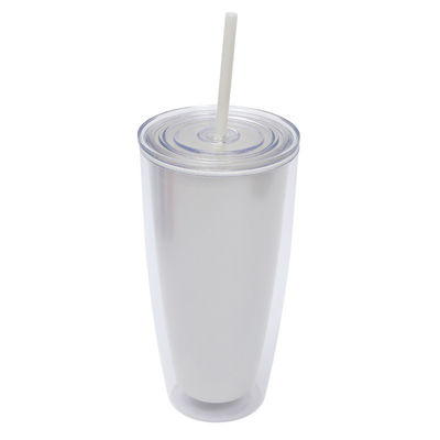 Προσαρμοσμένο λογότυπο 750ml απλό διαφανές πλαστικό φλιτζάνι για εξωτερικές δραστηριότητες