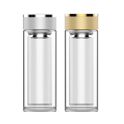 300 ml χωρητικότητα Διαφανείς διπλές τοιχοειδείς καφετιέρες υπολίμανσης για άμεση κατανάλωση