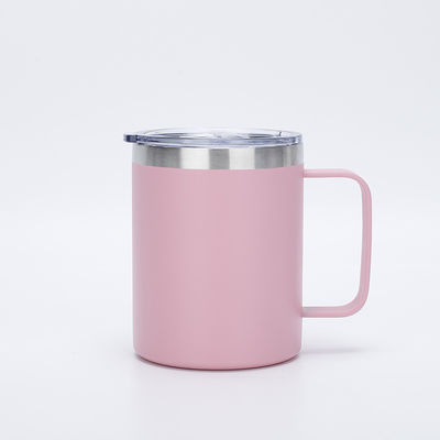 Περιβαλλοντικώς φιλικό Custom 12 oz καφέ κούπα φλιτζάνια από ανοξείδωτο χάλυβα με συρόμενο καπάκι και άχυρο