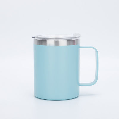 Περιβαλλοντικώς φιλικό Custom 12 oz καφέ κούπα φλιτζάνια από ανοξείδωτο χάλυβα με συρόμενο καπάκι και άχυρο