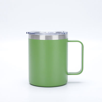 Περιβαλλοντικώς φιλικό Custom 12 oz καφέ κούπα φλιτζάνια από ανοξείδωτο χάλυβα με συρόμενο καπάκι και άχυρο