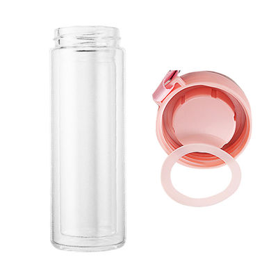 Διπλό τοίχωμα γυάλινο tumbler με τσαγιού INFUSER για sublimation εκτύπωση σε χαμηλή MOQ