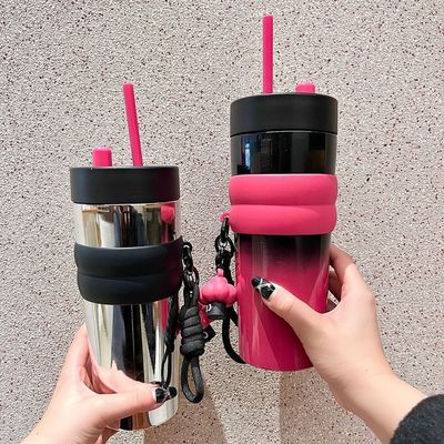 Φιλικό προς το περιβάλλον 710 ml από ανοξείδωτο χάλυβα ταξιδιωτική κούπα για καφέ απομόνωση και επαναχρησιμοποίηση