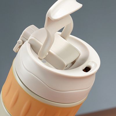 500 ml διπλό τοίχωμα από ανοξείδωτο χάλυβα με στεγνή υγρασία με χωρητικότητα άχυρου 500 ml