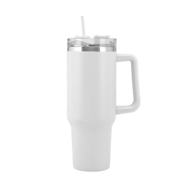 Φορητό θερμικό κύπελλο tumbler με λαβή και κάλυμμα άχυρο 40oz ανοξείδωτο χάλυβα μονωμένο