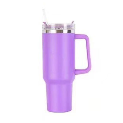 Φορητό θερμικό κύπελλο tumbler με λαβή και κάλυμμα άχυρο 40oz ανοξείδωτο χάλυβα μονωμένο