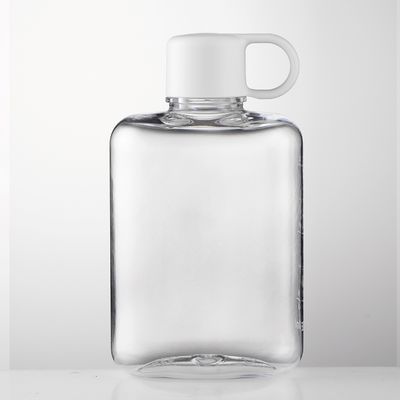 360ml/500ml Διαφανές Τριτανικό πλαστικό μπουκάλι νερού τετραγωνικού σχήματος για κάμπινγκ