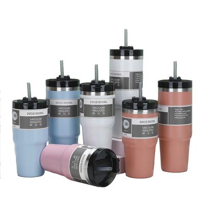 304 Ατσάλι Κλασικό Πίσιμο στόμα 20oz 30oz Θερμικό κενό Αθλητικό μπουκάλι νερού
