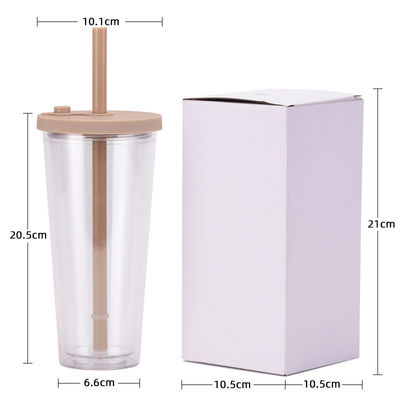 Πλαστικό Tumbler επαναχρησιμοποιήσιμα ποτήρια Boba τέλεια για το σπίτι εστιατόριο μπαρ ξενοδοχείο και γάμος ανάγκες