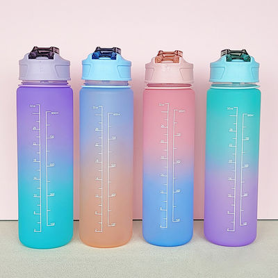 Μείνετε ενυδατωμένοι εν κινήσει με 900Ml Bpa Free Gradient Color Outdoor Sports Water Bottle