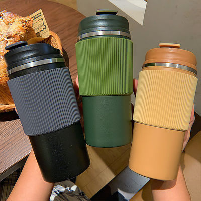 450ml χωρητικότητα Ατσάλινο φλιτζάνι καφέ Θερμικό φορητό ταξιδιωτικό καφέ