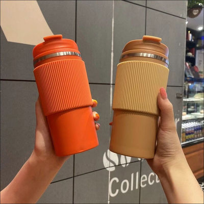 Φορητό ανθεκτικό 450ml καφέ καφέ Custom Logo Vakuum από ανοξείδωτο χάλυβα