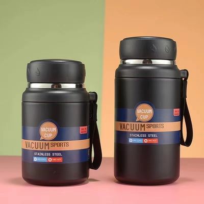 Μινιμαλιστικό στυλ σχεδιασμού 750ml/1000ml Ατσάλινο Κύπελλο Θερμού για φορητό κάμπινγκ