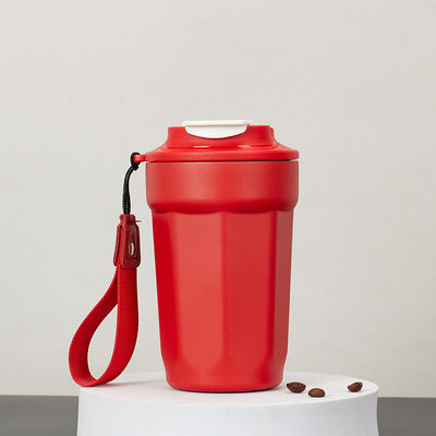 16oz από ανοξείδωτο χάλυβα διπλό τοίχωμα Ατμομόνωση καφέ tumblers με προσαρμοσμένο χρώμα