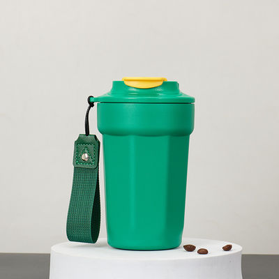16oz από ανοξείδωτο χάλυβα διπλό τοίχωμα Ατμομόνωση καφέ tumblers με προσαρμοσμένο χρώμα