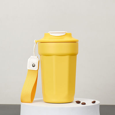 16oz από ανοξείδωτο χάλυβα διπλό τοίχωμα Ατμομόνωση καφέ tumblers με προσαρμοσμένο χρώμα