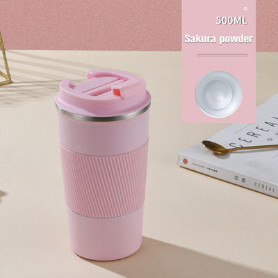 Αδιάβροχο σιλικόνιο μανίκι 380ml/510ml 304 Ατσάλινο Κύπελλο νερού για Κύπελλο κοιλιάς