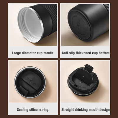 Αδιάβροχο σιλικόνιο μανίκι 380ml/510ml 304 Ατσάλινο Κύπελλο νερού για Κύπελλο κοιλιάς