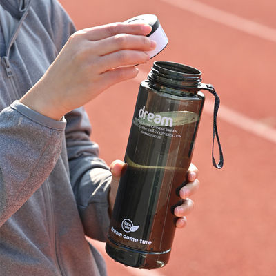 Προσαρμοσμένο λογότυπο 1L χρονοδιακόπτης Eco Friendly Bpa Free Gym Sport PET πλαστικό μπουκάλι νερού