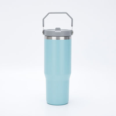 20oz/30oz Ατσάλινο Tumbler Απομονωμένο Κύπελλο Vakuum με διαρροή Proof Flip και άχυρο