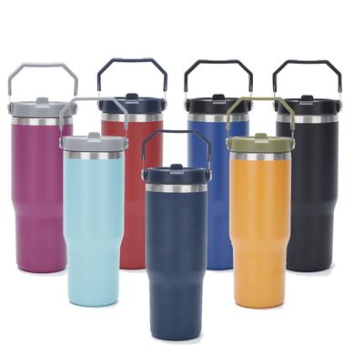 20oz 30oz Ατσάλινο Tumbler Cups Vakuum μονωμένο φορητό σχεδιασμό για ποτό