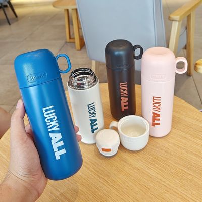 500 ml αθλητικό μπουκάλι με καπάκι ιδανικό για τη διατήρηση του ποτού ζεστό κρύο 12-24hrs από ανοξείδωτο χάλυβα
