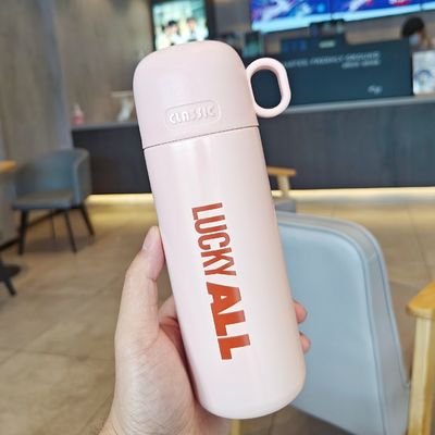 500 ml αθλητικό μπουκάλι με καπάκι ιδανικό για τη διατήρηση του ποτού ζεστό κρύο 12-24hrs από ανοξείδωτο χάλυβα